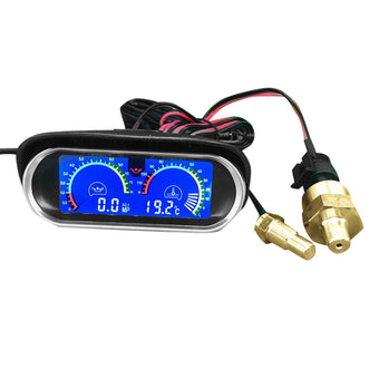 compare product 2-in-1 Digital Truck & Car Gauge Suitable For Water Temperature, Oil Pressure & Voltage Display