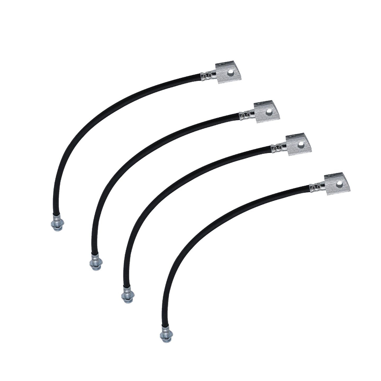 {{ 4PCS Extended Brake Line Hoses Braided Suitable For Nissan Patrol GQ GU Y60 Y61 }} - Buy Car Parts Online at {{ Kaka Auto Parts }}.