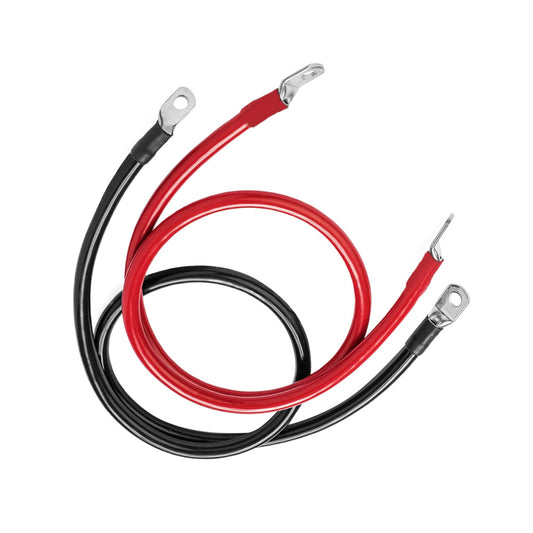 50cm 12V Battery Joiner Connector Lead Suitable For DC Wiring ¡§C 100A Cable With Red & Black Lugs