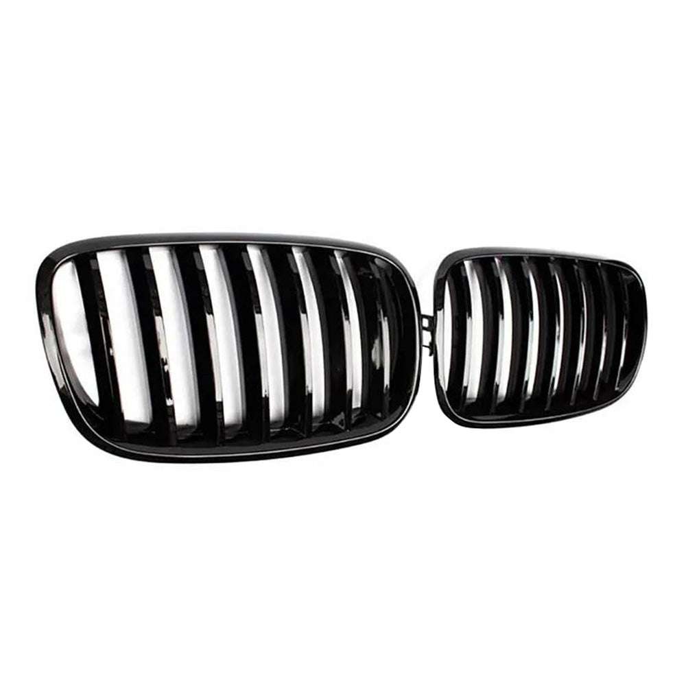 Front Bumper Kidney Grill Grille Gloss Suitable For BMW E70 X5 / E71 X6 2007-2013