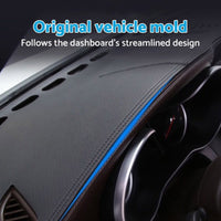 Non-Slip Dashboard Cover Microfiber Leather Suitable For Mazda CX-9 w/ HUD 2016-