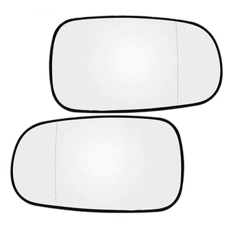 compare product 1 Pair Heated Mirror Glass Left & Right Suitable For Saab 9-5 9-3 93 2003-On