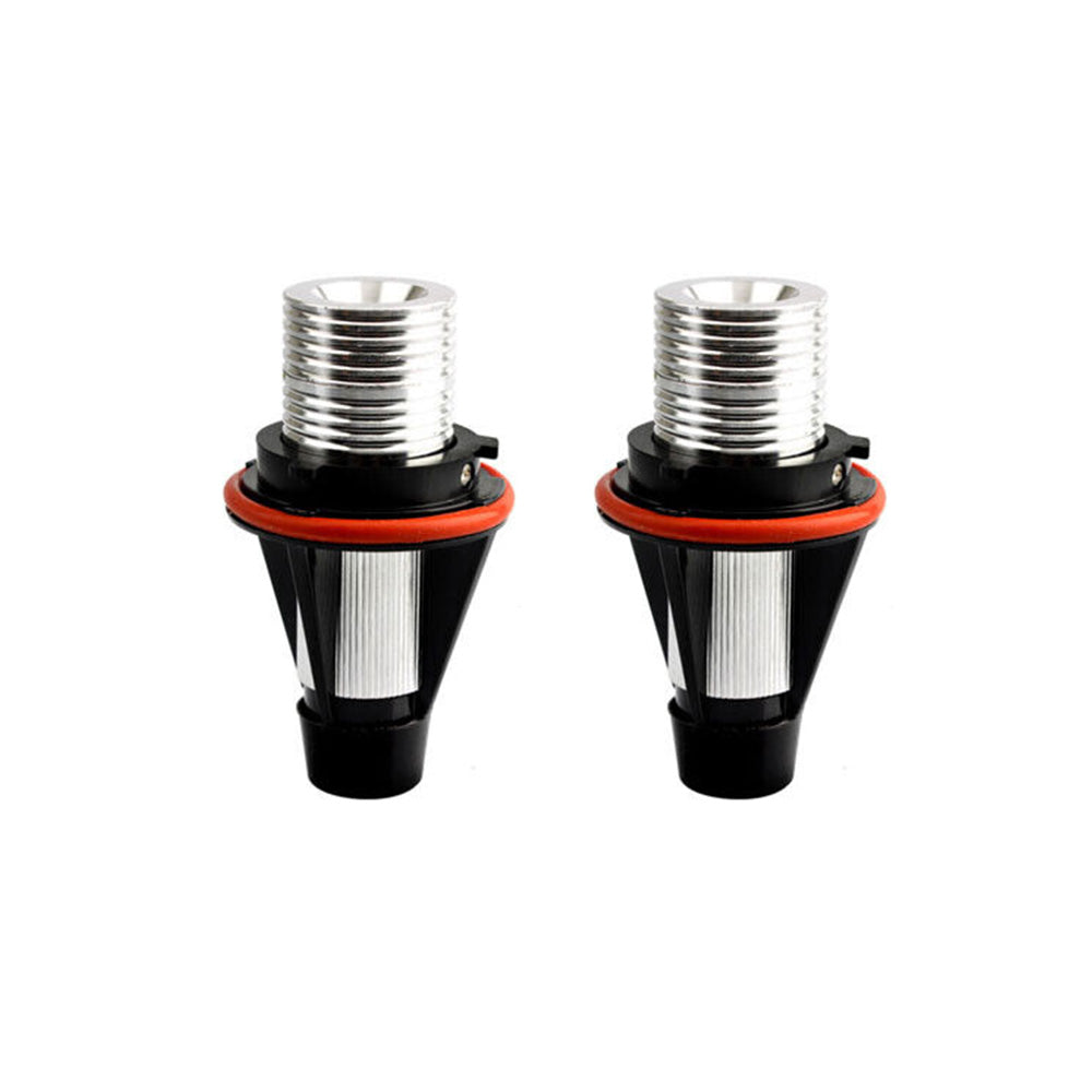 2x Angel Eyes LED Halo Ring Light Bulbs Error Free Suitable For BMW X5 E39 E53 E60 E61 E63