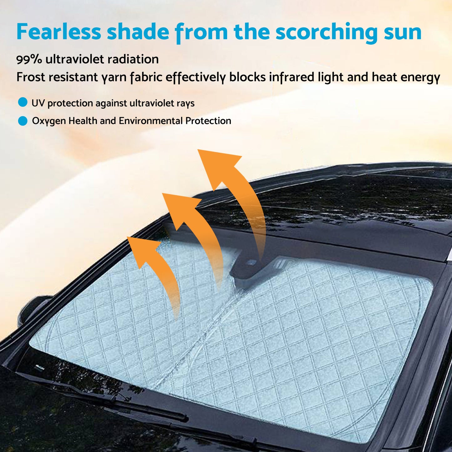 {{ 6 Layer WindScreen Sun Shade Suitable For Subaru Forester 19-24 UV Protection }} - Buy Car Parts Online at {{ Kaka Auto Parts }}.