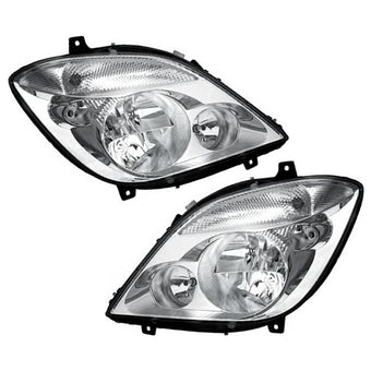 compare product LH+RH Headlights 10-Pin w/ Fog Suitable for Mercedes-Benz Sprinter 2006¨C2013