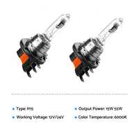 H15 15W 55W Standard DRL Hi/Lo Beam Halogen Headlight Suitable For VW Golf 2004-2025 / Mercedes-Benz 2004-2025