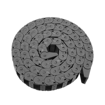 compare product 10mm x 20mm Drag Chain Cable Carrier 1Meter Open Type with End Connectors Plastic