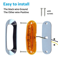 10x LED Clearance Side Marker Lights Suitable For Truck Trailer Lorry Amber