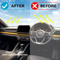 Non Slip Dash Mat Dashboard Cover Suitable For Toyota CHR C-HR 2016-2019 Black