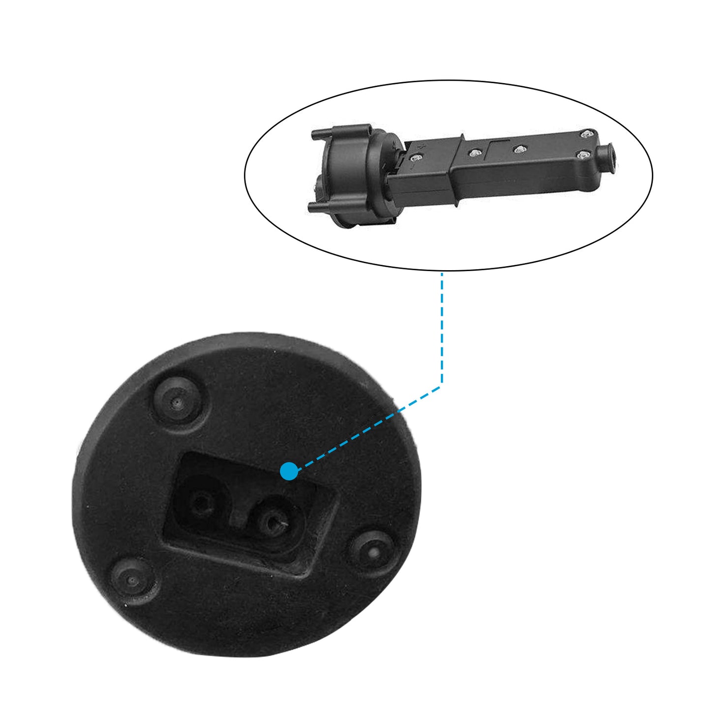 48V Golf Cart Charger Handle Plug & Receptacle Suitable For Yamaha G19 / G22 JR1-H235A-00