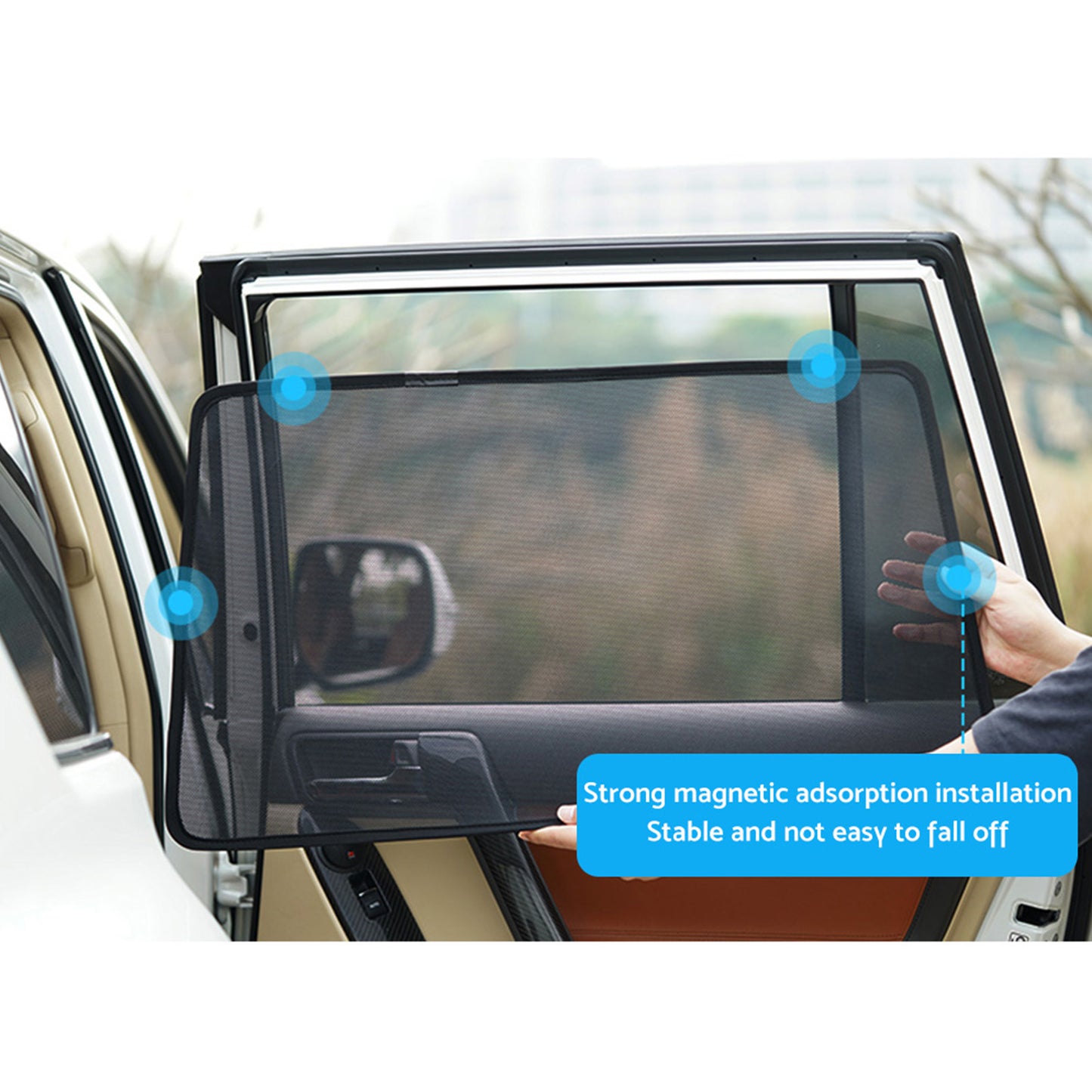 {{ Window Shade Black Suitable For Toyota RAV4 2005-2012 UV Protection Window }} - Buy Car Parts Online at {{ Kaka Auto Parts }}.