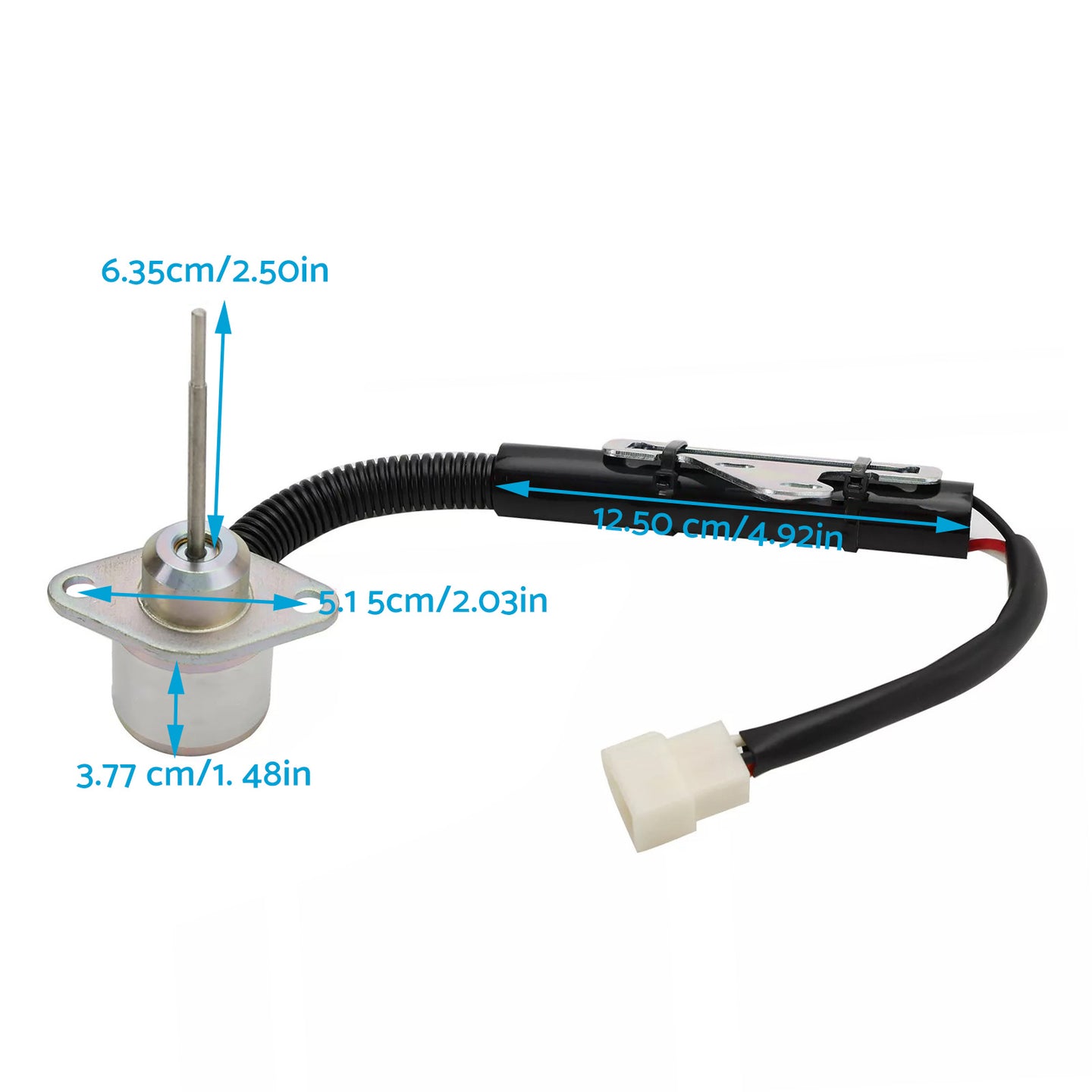 {{ Fuel Stop Solenoid 12V Suitable for Kubota D782 Engine 1G820-60012 SA-5156-12 }} - Buy Car Parts Online at {{ Kaka Auto Parts }}.