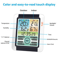Hygrometer Thermometer Digital Temperature Humidity Meter LCD Display Wireless