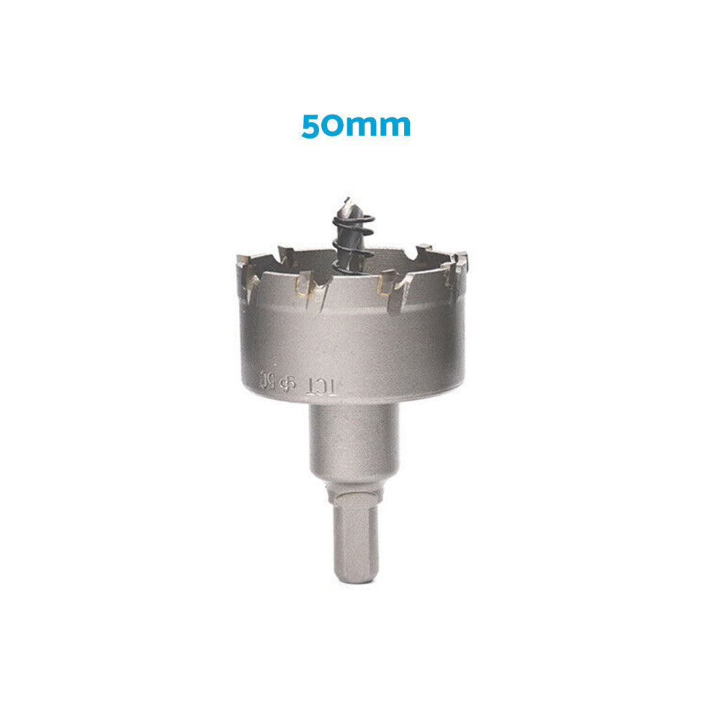 TCT Carbide Tip Hole Saw Drill Bit Suitable For Stainless Steel Cutting 16-53mm