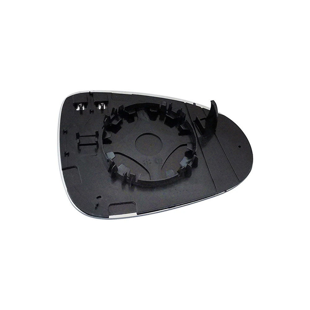 Left Heated Convex Mirror Glass with Base Suitable For VW Touareg 7P 2011-2018
