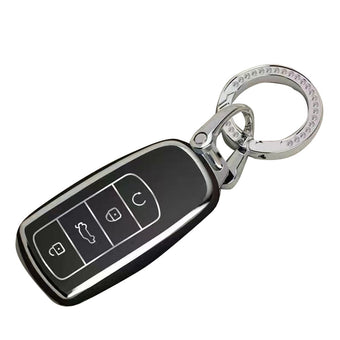 compare product Remote Key Fob Case Cover Black & Silver TPU Suitable For Chery Omoda 5 2022-2025