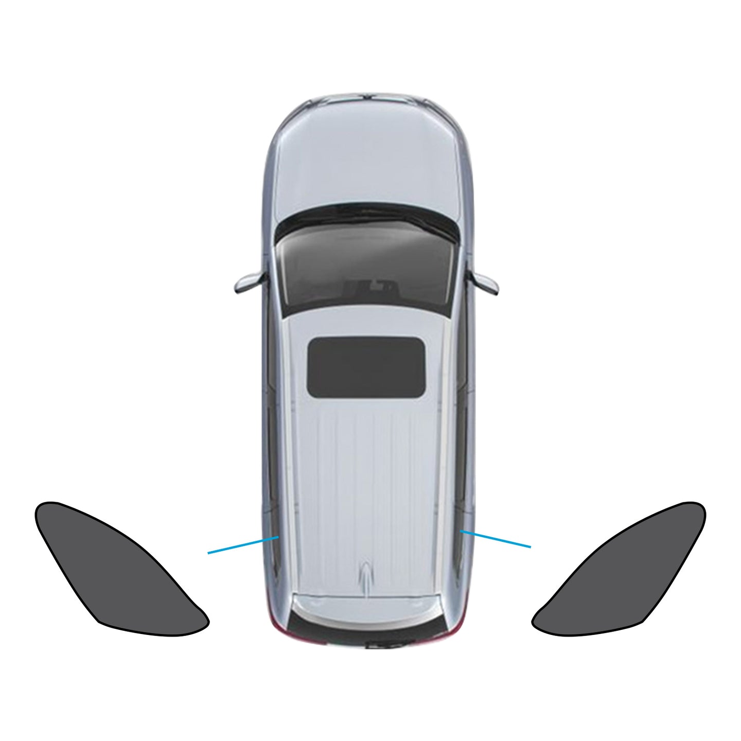 {{ Car Window Magnetic Mesh Sun Blind Shades Suitable for Mazda CX30 CX-30 19-25 }} - Buy Car Parts Online at {{ Kaka Auto Parts }}.