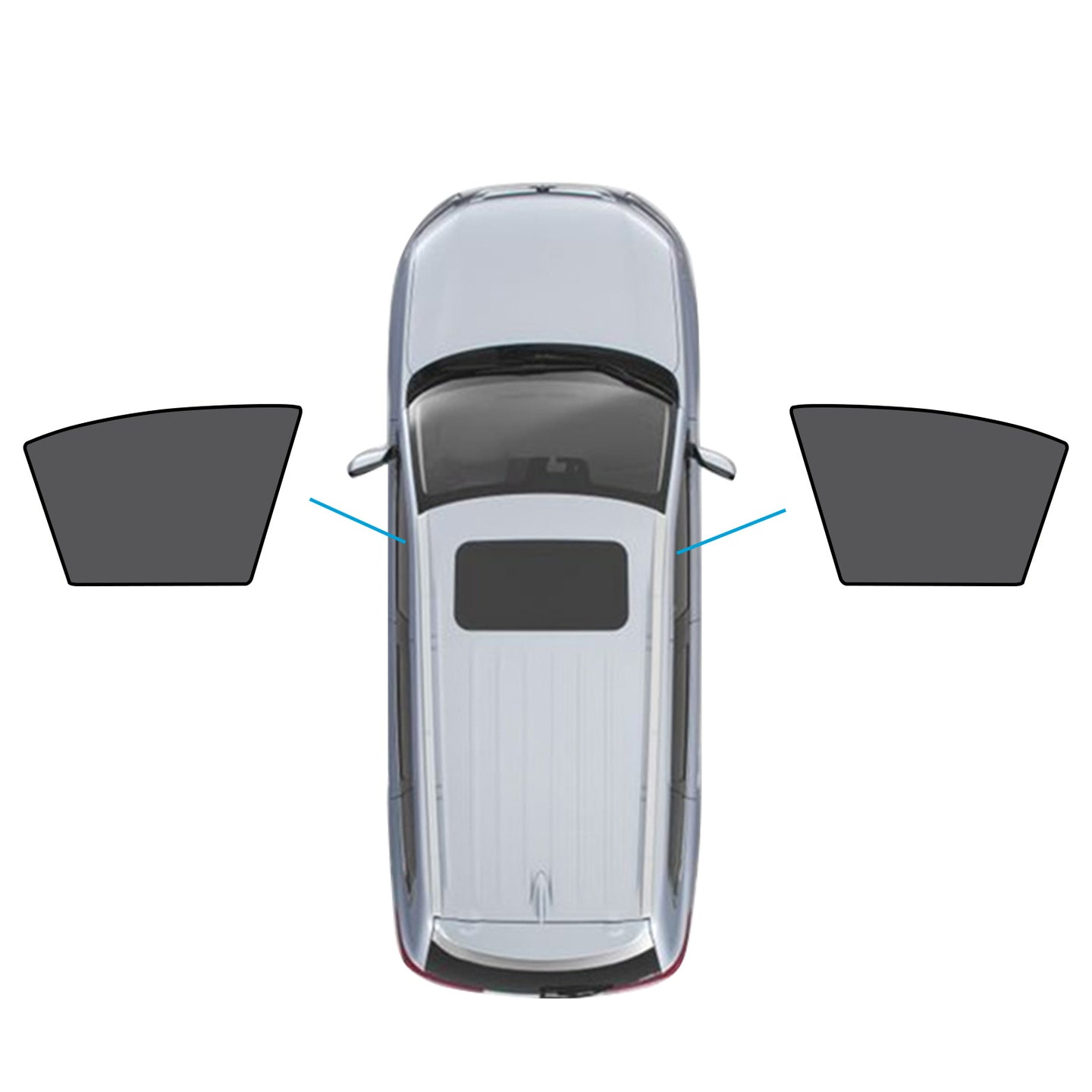 {{ 2x Car Front Window Shades Suitable for Mazda 6 Liftback 2nd Gen GH 2007-2012 }} - Buy Car Parts Online at {{ Kaka Auto Parts }}.