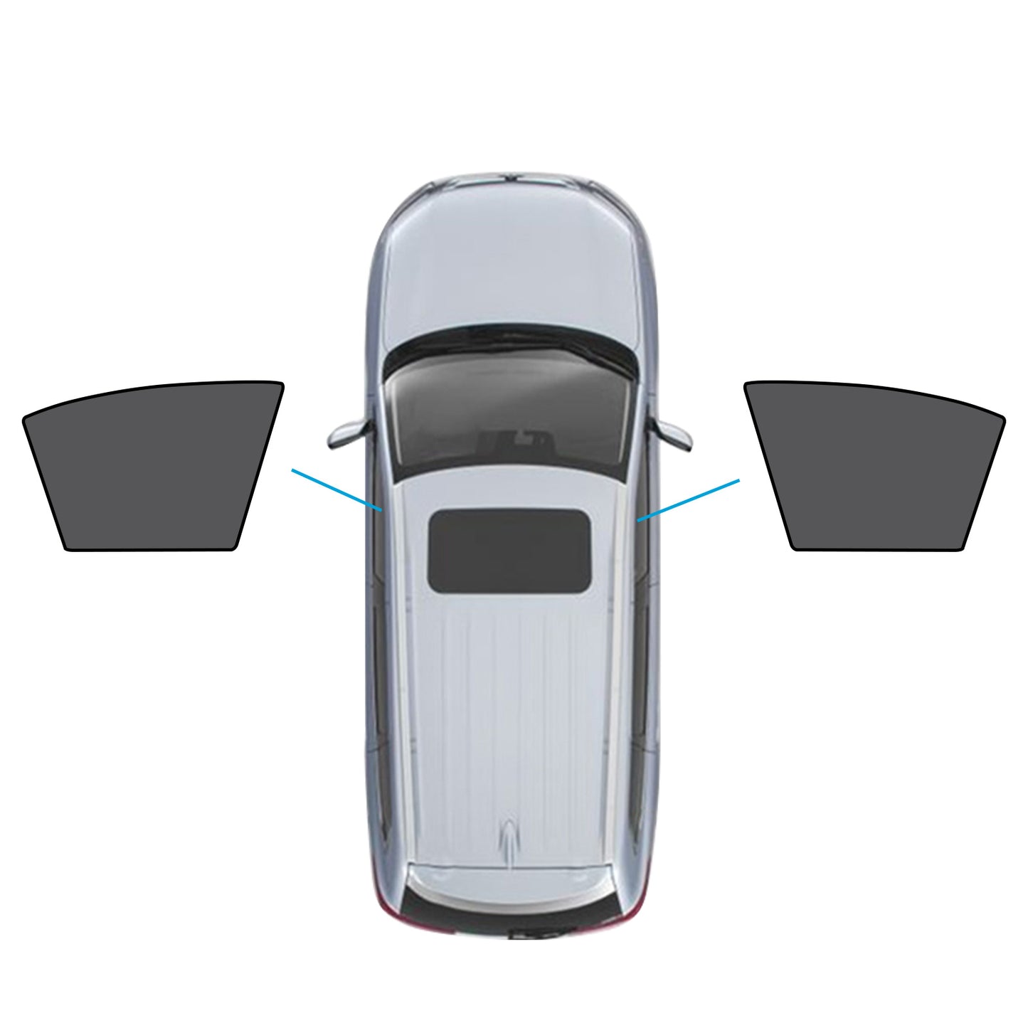 {{ 2x Car Front Window Shades Suitable for Mazda 6 Liftback 2nd Gen GH 2007-2012 }} - Buy Car Parts Online at {{ Kaka Auto Parts }}.