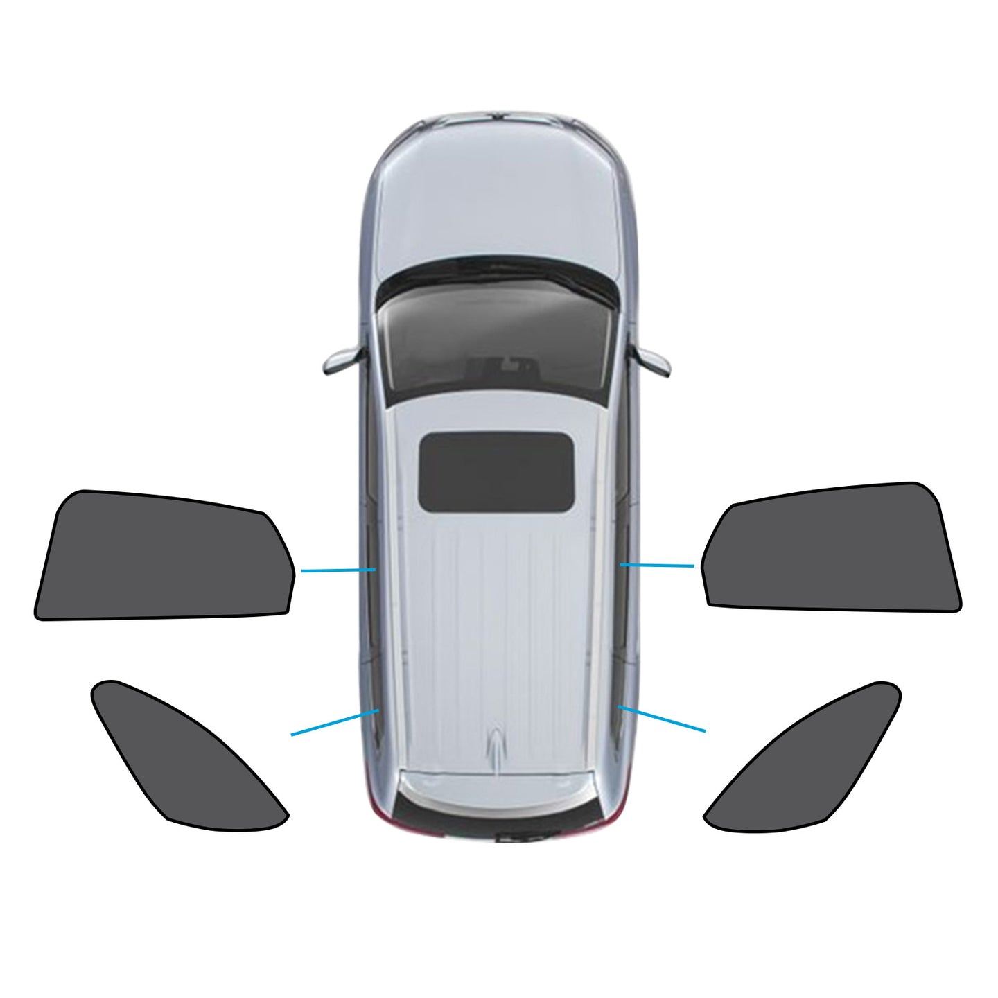 {{ Rear&Triangular Magnetic Car Window Sun Shade Suitable for Mazda CX-3 15-Current }} - Buy Car Parts Online at {{ Kaka Auto Parts }}.
