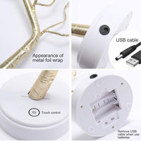 Battery Powered USB LED Fairy Tree Light Copper Wire Home Party Decoration Lamp