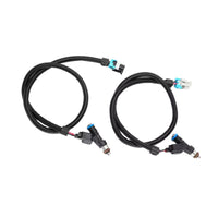 2x Fuel Injector Harness Set Suitable For Polaris Ranger XP 800 / Ranger Crew / RZR 800 2010-2017 OEM 1204318 1204319 0280158197