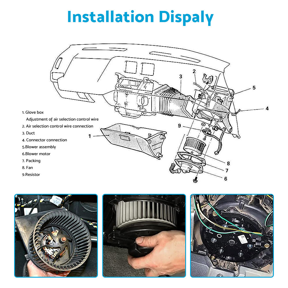 Blower Motor Fan Cabin Heater Suitable For Nissan X-Trail T31 / Dualis J10