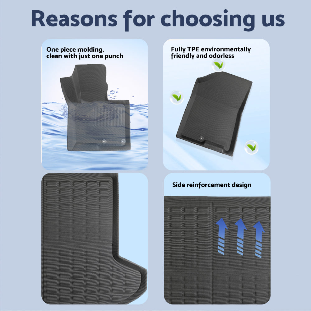 {{ 3D Floor Mats and Boot Liner Set Suitable for Kia Sportage NQ5 2015–2022 }} - Buy Car Parts Online at {{ Kaka Auto Parts }}.