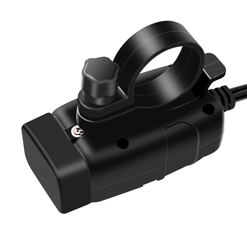 Dual USB Port Motorcycle Fast Charger Socket Suitable For Motorcycles ¡§C With LED Voltmeter Display & ON/OFF Switch