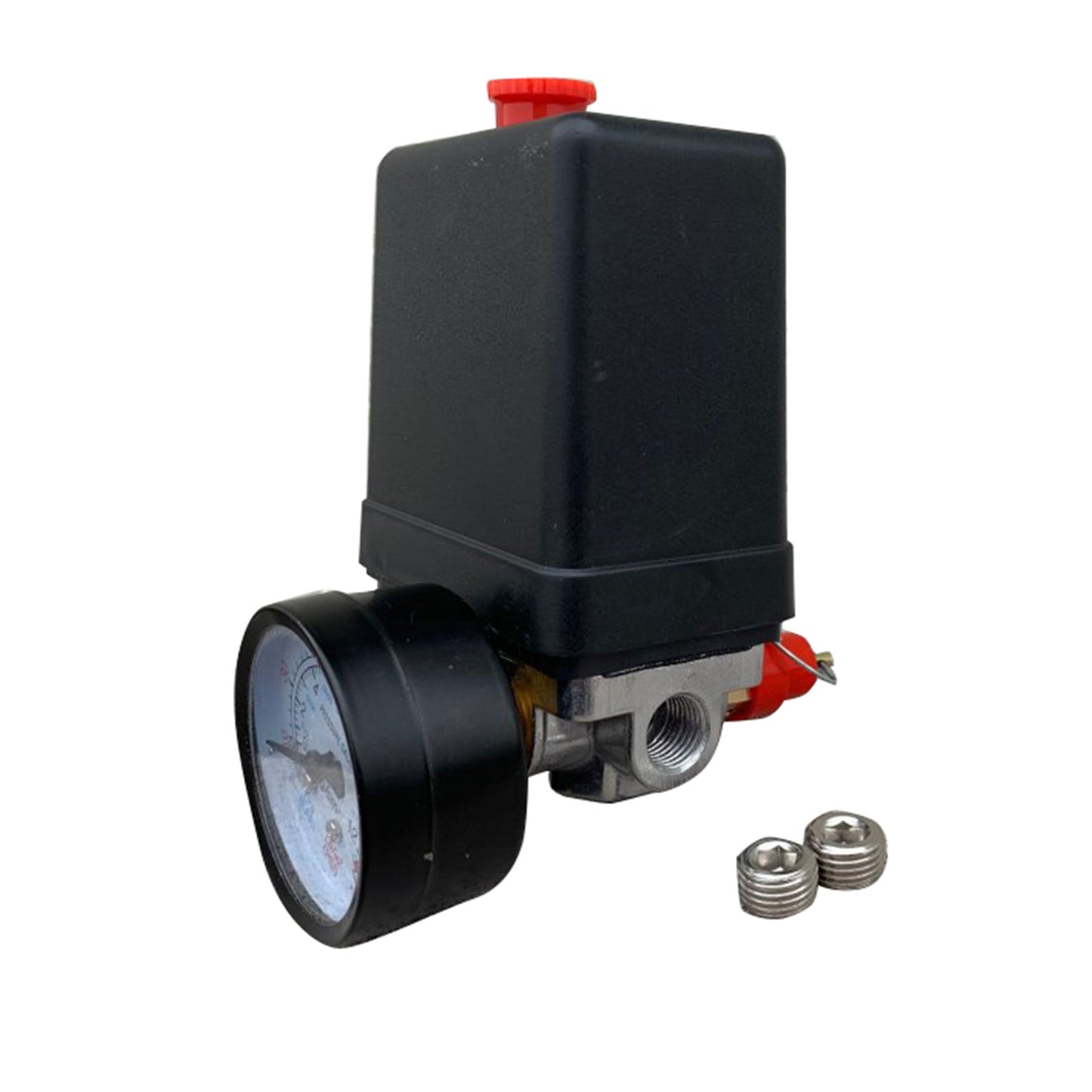 Air Compressor Pressure Switch Manifold Regulator With Safety Valve Suitable For 175PSI ¡§C 4-Port