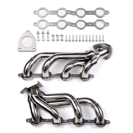 Exhaust Header Suitable For GMC Yukon Sierra 1999-2001 4.8L 5.3L 2WD 4WD EH28035