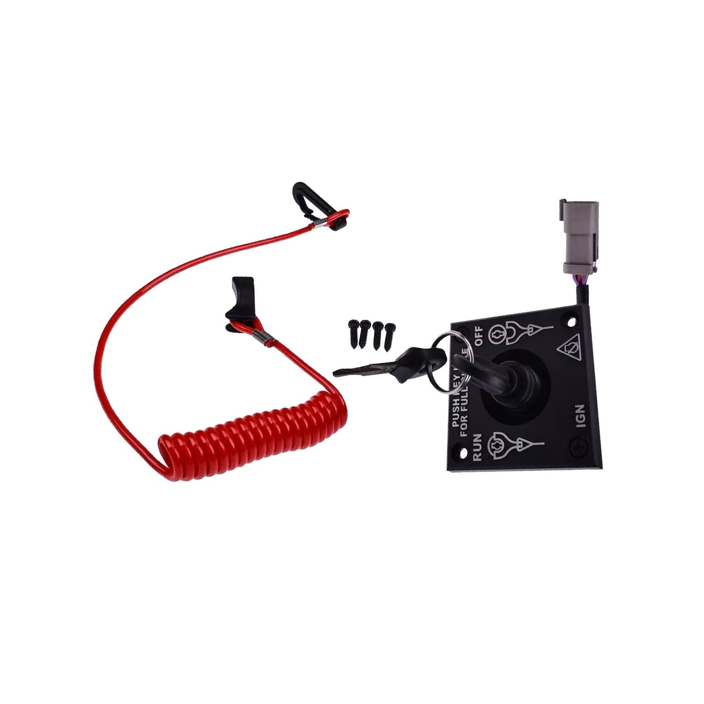Ignition Key Switch Panel Suitable For Evinrude Johnson BRP OMC 176408 0176408