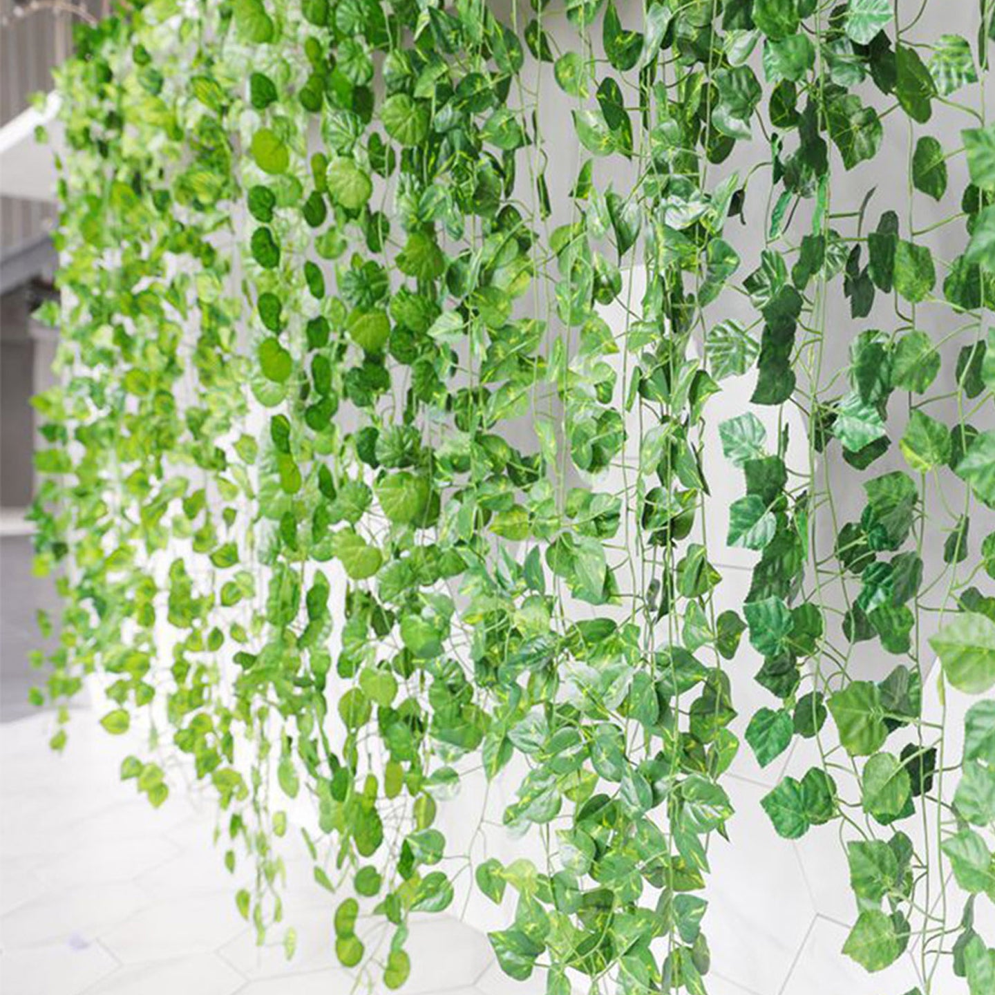 {{ 12x2M Green Plastic Leaf Foliage Artificial Ivy Suitable For Decorating Homes 12x2M Green Plastic Leaves }} - Buy Car Parts Online at {{ Kaka Auto Parts }}.