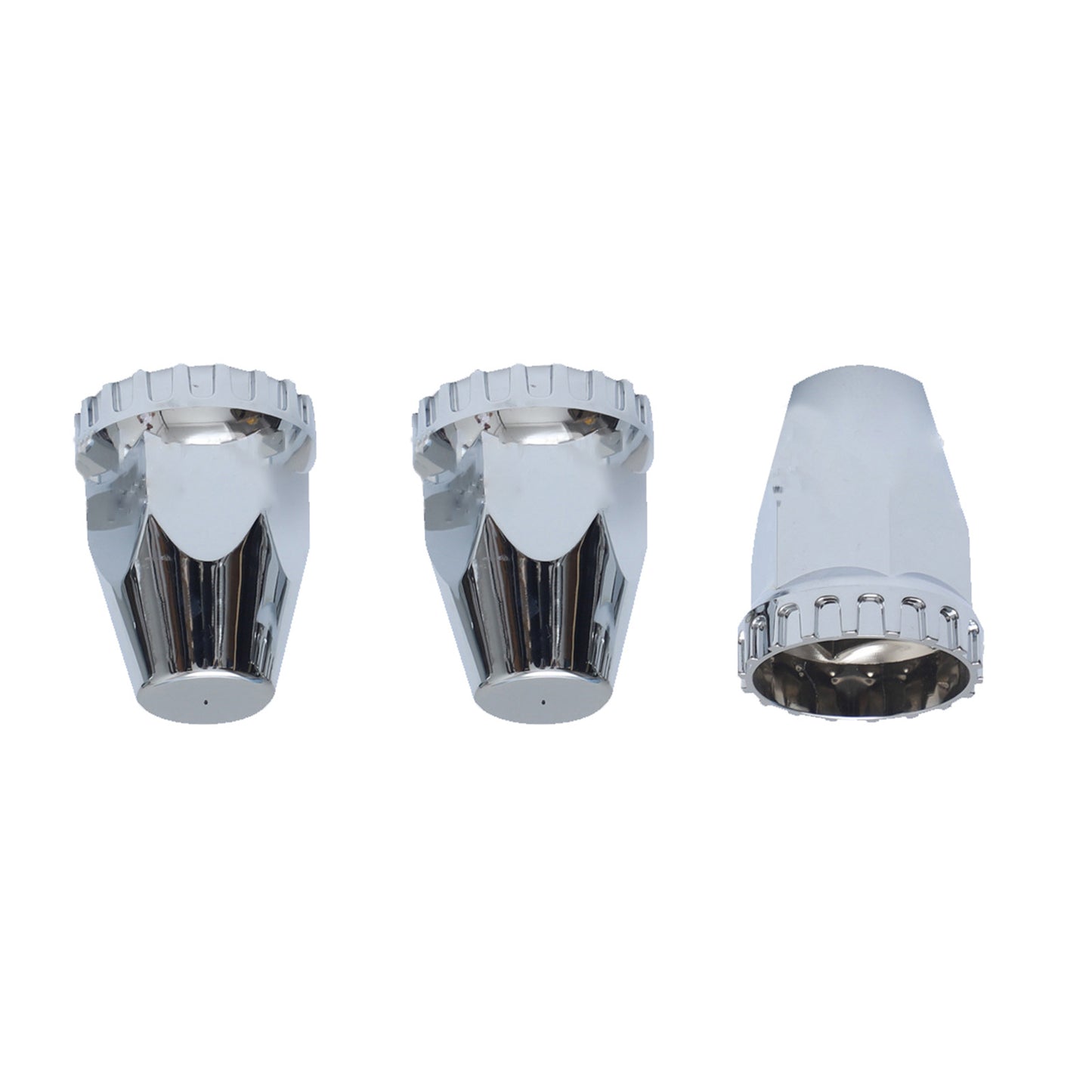 20x Nut Cover Screw Cap Chrome 33mm Suitable For Kenworth / Freightliner / Western Star Trucks