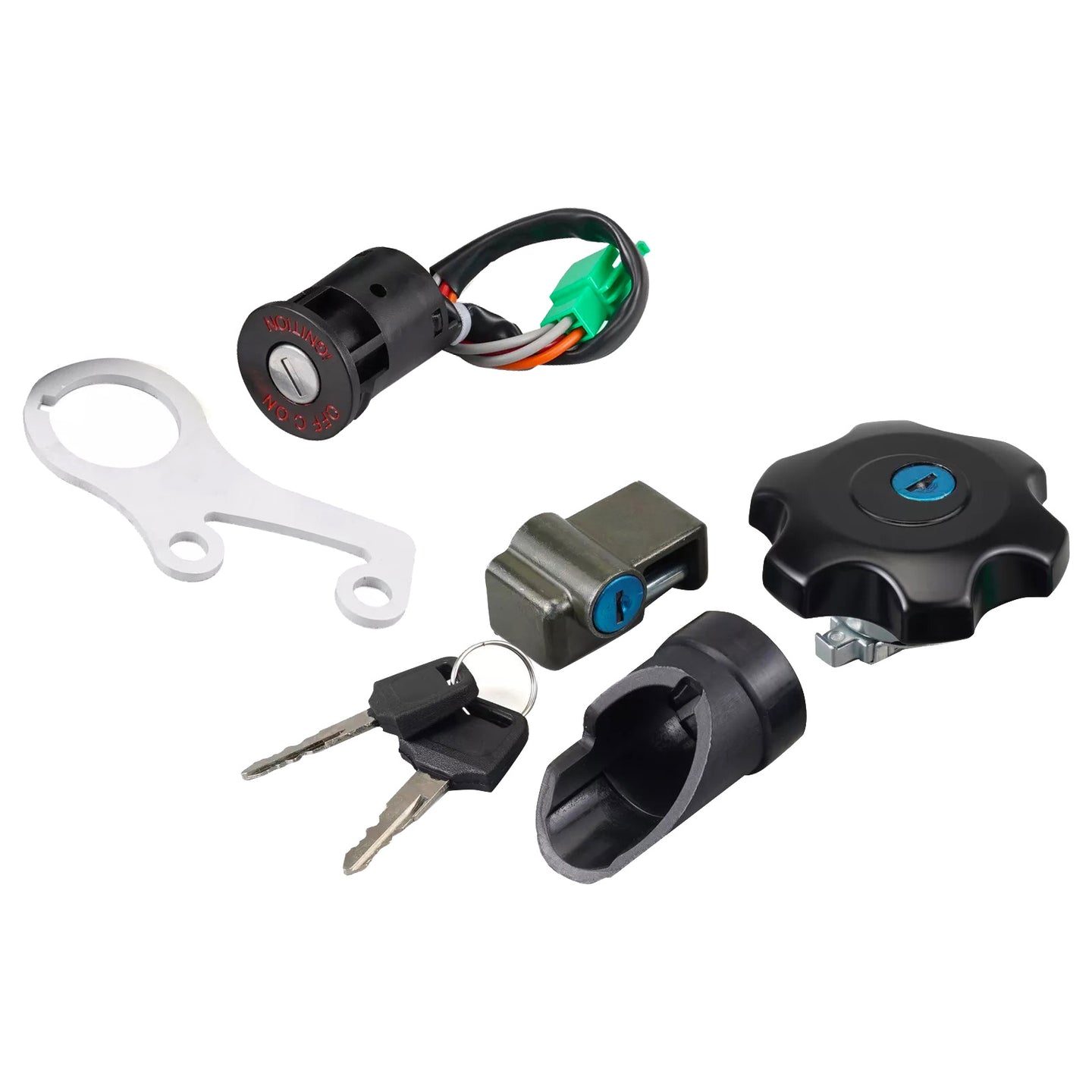 {{ Ignition Key Switch Fuel Lock Set Suitable for Suzuki DRZ400 DRZ400SM DRZ400S }} - Buy Car Parts Online at {{ Kaka Auto Parts }}.