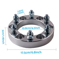 {{ 2x Wheel Spacer 30mm 6 Stud Suitable For Toyota Landcruiser Pajero Hilux Prado }} - Buy Car Parts Online at {{ Kaka Auto Parts }}.