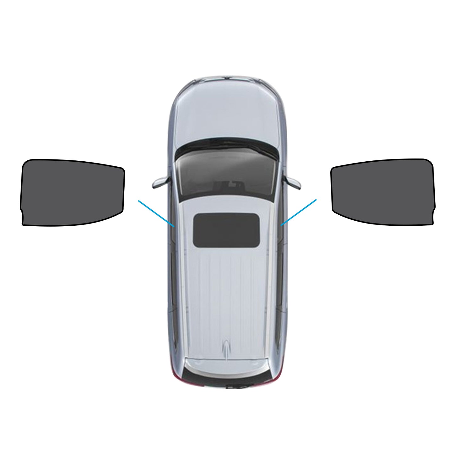 {{ Car Magnetic Sun Blind Meshs Suitable for LDV T60 Ute 17-24 UVA&UVB Protection }} - Buy Car Parts Online at {{ Kaka Auto Parts }}.