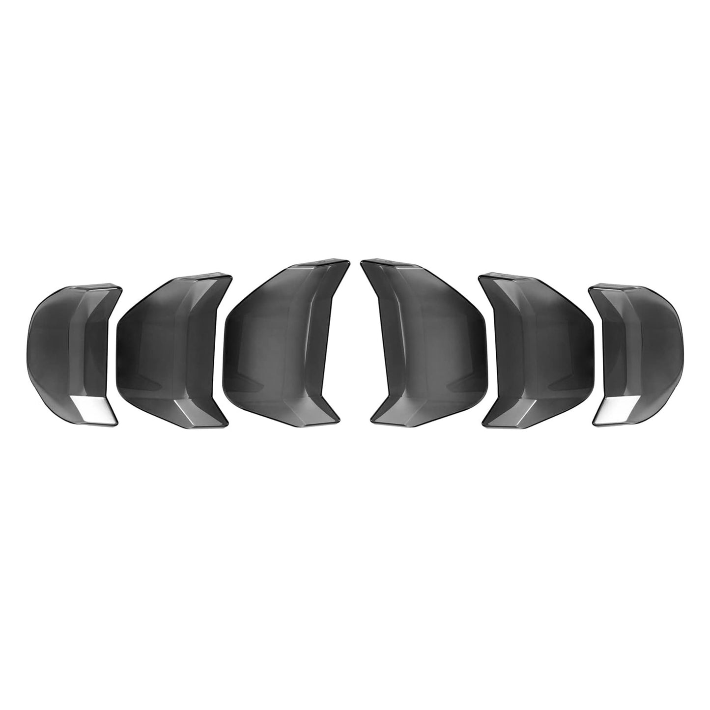 6x Tail Light Lamp Cover Trim Frame Suitable For Ford Mustang GT 2018-2022