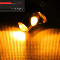 4x Universal 12V Mini Amber Motorcycle LED Indicator Turn Signal Lights