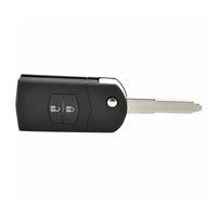 2 Button Remote Car Key 4D63 Chip 433MHz Suitable For Mazda 2 3 CX-7 CX-9 SKE126-01