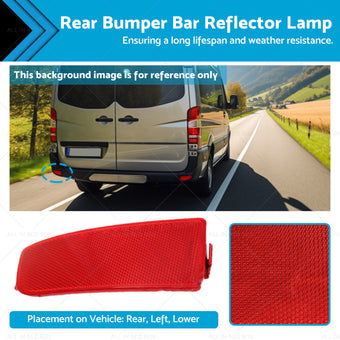 compare product LH Rear Bumper Bar Reflector Lamp Suitable For Mercedes Benz Sprinter 2006-2018