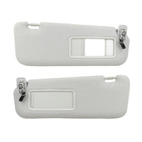 1 Pair Front Right & Left Sun Visors Gray Suitable For Mazda CX-9 2010-2015