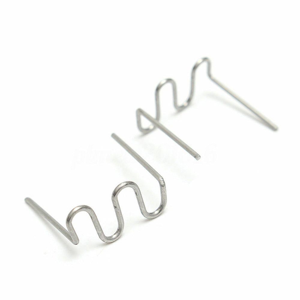 1000PCS Hot Staples Plastic Welding Wave Stapler For Car Bumper Repair Tool Kits