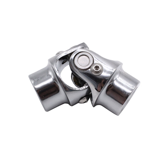 Universal Single Steering Shaft U-Joint Stainless Steel 3x3 or 4x4 inch Round