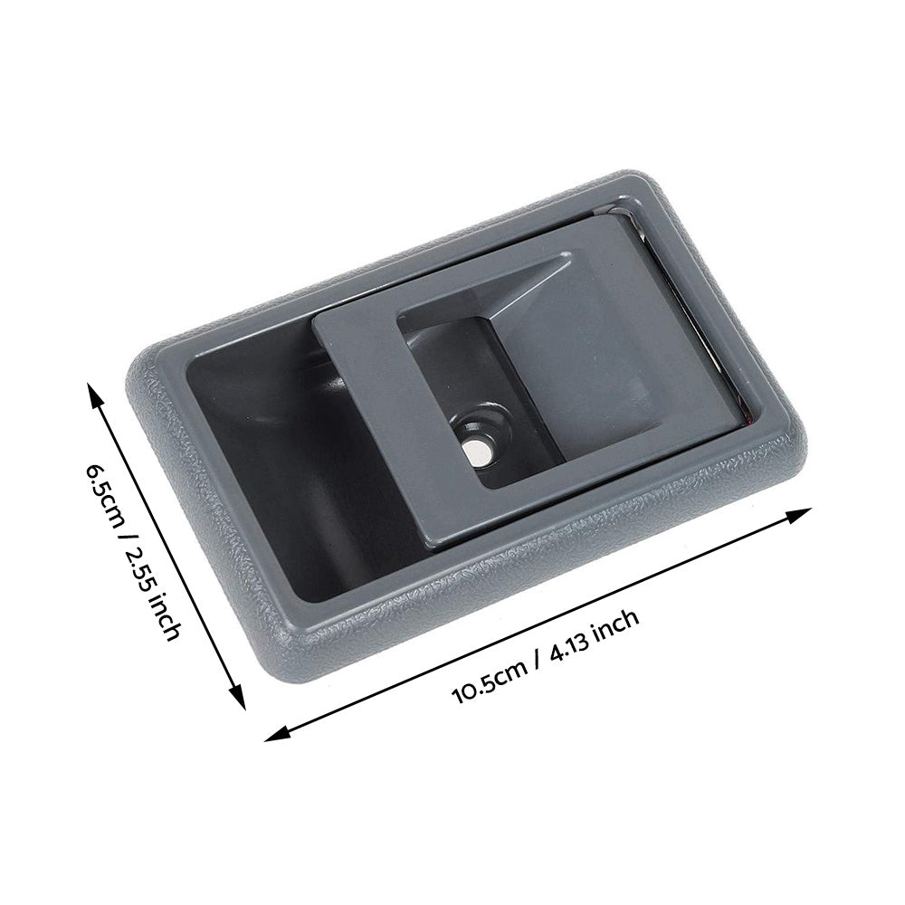 Pair Inner Door Handle Grey Suitable For Toyota Landcruiser 75 78 79 Series Front / Rear