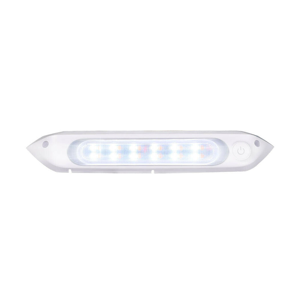 {{ 287MM DUAL LED BUG LIGHT 12/24V AWNING LIGHT AMBER/WHITE LIGHTS W/ SWITCH }} - Buy Car Parts Online at {{ Kaka Auto Parts }}.