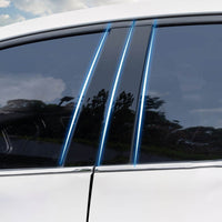 8x Black Pillar Post Cover Trims Suitable For Honda Civic Sedan 2012-2015