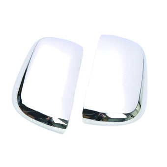 compare product Side Door Rearview Mirror Cover Trim Chrome Pair Left & Right Suitable For Mitsubishi Pajero V80 2007-2021