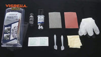 Silver Alloy Wheel Rim Scratch Repair Kit Tool Set Suitable For Car Kerb Damage